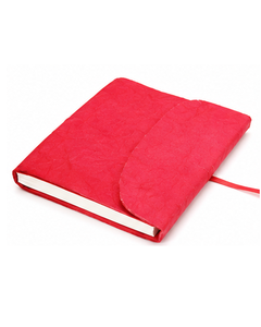 Diario de Cuero Rojo Hecho a Mano |   Cuaderno de papel en blanco |   Diario Vintage para Escribir y Dibujar - Product Image 4