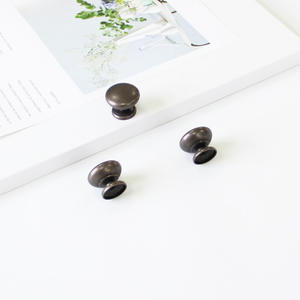 Factory Direct Vintage Zinc Alloy Round <b>Knob</b> Pull Handle for Kitchen Nightstands Cabinet Dining Room Bathroom Furniture Drawer - Product Image 2
