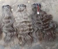 Cheveux Indiens Remy Bruts Non Traités Gris Foncé Clair, Double Trame Faite à la Machine, Haute Qualité, Prix Abordables, 100g, Toutes Couleurs Disponibles