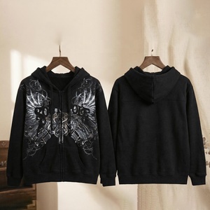 เสื้อฮู้ดดี้และเสื้อสเวตเชิ้ตผู้ชายไซส์ใหญ่ ผ้าฝ้าย 100% ผ้าฟลีซสำหรับฤดูหนาว วัสดุคุณภาพสูง สไตล์สตรีทแวร์ลำลอง ราคาประหยัด - Product Image 3
