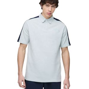 Polos de golf décontractés de haute qualité pour hommes pour le printemps et l'été nouveauté tissu tricoté de couleur épissée avec motif solide - Product Image 1
