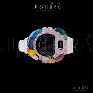 Trendy Iced Out VVS Moissanite Diamond <b>Watch</b> <b>For</b> <b>Men</b> Or Women Premium Diamond Wrist <b>Watch</b> In Factory Price With Dragon Bezel - Product Image 4