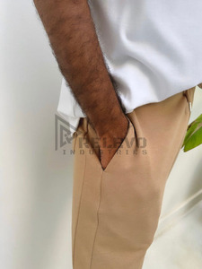 Nouveau design Pantalon de jogging pour homme, coupe large évasée, brodé, délavé à l'acide, en molleton, style streetwear, coupe personnalisée, oversize et ample, vente en gros - Product Image 3