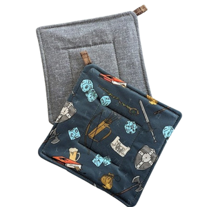 Maniques de cuisine en coton imprimé - Gants de sécurité résistants à la chaleur pour la cuisson et la pâtisserie - Product Image 5