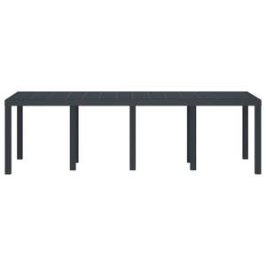 Tavolo da Giardino in Polyrattan Antracite 249,9 x 99,9 x 73,0 cm - Product Image 2
