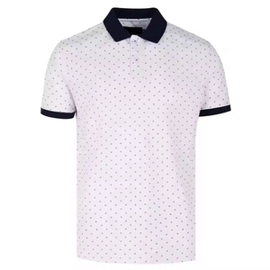 Cotton Two Tone Custom Color Combination Polo <b>Collar</b> <b>Men</b> T-<b>shirts</b> Custom Logo Printing Polo <b>Shirts</b> - Product Image 1