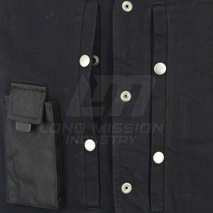 All Weather Leather <b>Vest</b> Water Proof Leather <b>Vest</b> Protective Outfit Outdoor Leather <b>Vest</b> For <b>Men</b> - Product Image 6