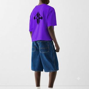 Camiseta Extra Grande de Primera Calidad para Hombre, 100% Algodón, Corte Cuadrado, Estampado Personalizado en la Parte Delantera, Casual, Azul Marino, Secado Rápido, Cuello Redondo - Product Image 3