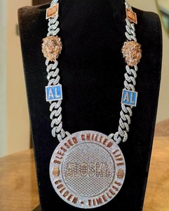 Iced Out Moissanite <b>Pendant</b> 18K Gold Plated 925 <b>Silver</b> Themed Hip Hop Men's Everyday Wear <b>Pendant</b> Custom <b>Initial</b> Letter <b>Pendant</b> - Product Image 1