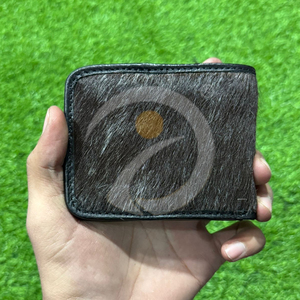 Cartera de Cuero Vacuno de Primera Calidad para Hombre, Delgada, Organizador de Efectivo, Hecha a Mano, Apariencia Rústica Minimalista - Product Image 1