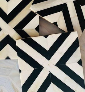 Juego de Posavasos con Incrustaciones de Hueso para Encimeras de Cocina, Diseño Cuadrado, Accesorios Elegantes para Mesa, para una Vida Moderna, Nogal - Product Image 6