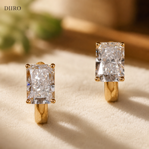 Anillo de Diamantes con Corte Princesa, Chapado en Oro Amarillo de 10K, Anillo de Compromiso para Mujer, Estilo Clásico, Joyería con Diamantes Certificados por GRA - Product Image 3