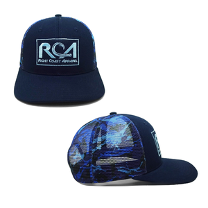 หมวกแก๊ปทรง Trucker ลายตาข่ายแบบ OEM พร้อมโลโก้ปัก 6 แผง ทรงกลาง แนวชายฝั่ง ออกแบบเองได้ หมวกป้ายส่วนตัว - Product Image 1