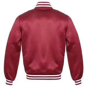 High Quality GOLDEN ATTIRE Men's Bomber Winter Jacket with V-Neck Collar Front Logo Windproof & Breathable SATIN Fabric - Product Image 2