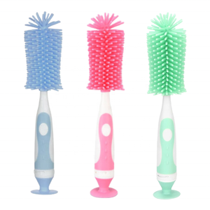 Outils de nettoyage en silicone pour bouteilles et gobelets à lait Matériau en silicone sûr pour les enfants assurant une haute qualité avec un design pratique - Product Image 1