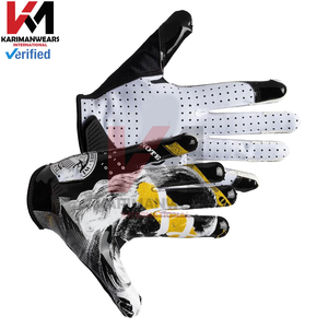 Guantes de Fútbol Americano con Agarre Extremo, Logotipo Personalizado, Equipo Profesional para Receptor, Palma de Silicona, Guantes de Entrenamiento, Venta al Por Mayor OEM - Product Image 3