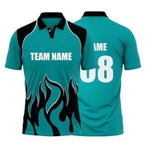 เสื้อโปโลแข่งรถมอเตอร์สปอร์ตสำหรับผู้ชายและเยาวชน ผ้าสแปนเด็กซ์โพลีเอสเตอร์ พิมพ์ลายแบบซับลิเมชั่นเต็มตัว พร้อมชื่อทีม หมายเลข และโลโก้ตามสั่ง - Product Image 1