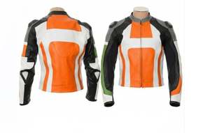 Chaqueta de Motociclismo Premium Naranja para Hombre, Talla Grande, Transpirable y de Secado Rápido - Product Image 1