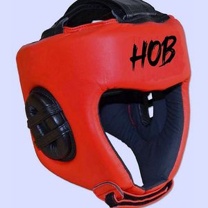 Protector de Cabeza para Boxeo HOB, Cuero PU, Negro y Blanco, Casco Protector Facial Completo, Unisex, Equipo Deportivo para Adultos - Product Image 5