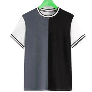 เสื้อยืดคอกลมแขนสั้นสำหรับผู้ชาย,เสื้อออกกำลังกายแขนสั้นแบบสตรีทแวร์สำหรับใส่เล่นกีฬาเข้ายิมเสื้อยืดลำลอง - Product Image 6