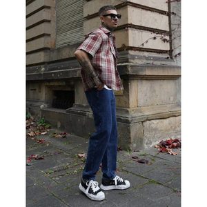 Vaqueros de Hombre DX, Modernos, Retro, Ecológicos, Transpirables, Rectos, Holgados, 100% Algodón, Estilo Urbano - Product Image 4