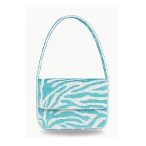 Sac à bandoulière perlé à la main style hobo avec fermeture éclair, idéal pour téléphone, clés et autres accessoires, cadeau pour filles - Product Image 3