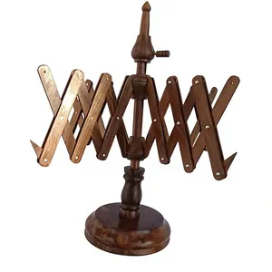 Adjustable Wooden <b>Yarn</b> <b>swift</b> Beech Wood Knitting Winder Foldable <b>yarn</b> holder for knitting room display - Product Image 3
