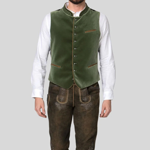 Chaleco Trachten de Diseño Personalizado Hecho en Pakistán con Rendimiento de Secado Rápido y Costuras de Primera Calidad - Product Image 4