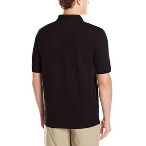 Camiseta de Golf de Lona con Logotipo Personalizado OEM para Hombre, Antiarrugas, de Secado Rápido, Spandex/Algodón, Talla Grande - Product Image 3