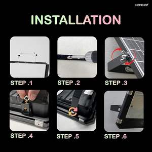 Lámpara Solar para Exteriores Homehop de 600W, LED, Impermeable, Automática, Inalámbrica, para Jardín, Balcón, Patio y Camino - Product Image 5