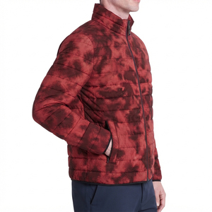 Premium Men's Insulated Eco-Friendly <b>Bubble</b> <b>Coat</b> Stand Winter Padded Jacket Cold Weather Casual Outerwear Front Private Label - Product Image 5