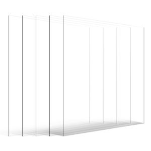 "5 Pack 24x36 Inch 0.04" Cast PC <b>Plastic</b> <b>Sheets</b> Transparent & Flexible Craft Panels" - Product Image 1