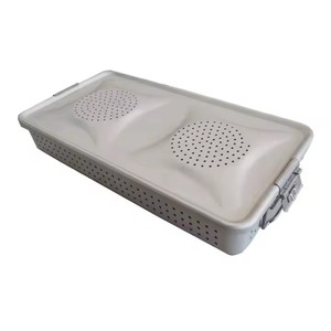 Professional Medical Dental Tray Organizer Holder Box <b>Lid</b> Stainless Steel Surgical Instruments Manual <b>By</b> Mahfooz Instruments - Product Image 1