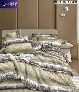 New Soft Modern Home Bedding Soft Warm and Skin-Friendly Polyester Striped Taffeta Home Down <b>Comforter</b> Fuzzy Quilt on Both Sides - Product Image 1