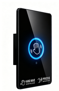 US Standard Intelligent Contactless Door Release & Emergency Exit Switch (2 in 1 Resettable) - Product Image 3