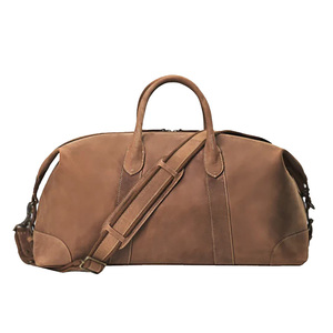 Bolsa de lona vegana de cuero PU personalizada para hombre, bolsa de lona de viaje informal con paneles - Product Image 1