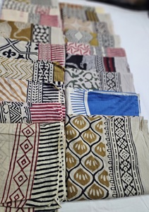 Wholesale bagru print Cotton <b>Sarong</b> Pareo Mixed Block Print Beach Wraps Boho Bikini Cover Up Vacation Wear Women - Product Image 3