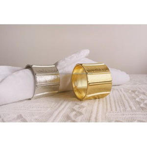 Juego de 2 Anillos para Servilletas, Anillos Decorativos Plateados para Servilletas de Papel, para Fiestas, Cenas y Decoración de Mesa - Product Image 5