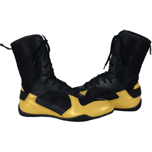 Zapatos de Boxeo de Microfibra Resistentes al Desgaste, Calzado de Entrenamiento Profesional, Suela de Goma Antideslizante, Zapatos de Boxeo de Alto Rendimiento para Ring - Product Image 5