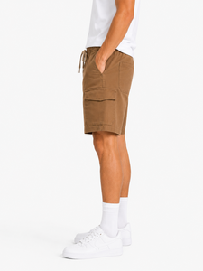 Men’s Brown Cargo Shorts Relaxed Fit Utility Shorts Casual Summer Bottoms Multi Pocket Outdoor Shorts Drawstring Waist Cargo - Product Image 2