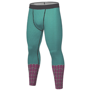 Leggings de compression sportifs pour hommes OEM, extensibles, pour fitness et course, sous-vêtement technique, vêtements de sport à marque privée - Product Image 5