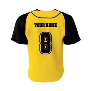 Camiseta de Béisbol Personalizada con Número y Nombre, Venta al por Mayor, Camiseta de Béisbol Sublimada con Botones, Camiseta de Béisbol y Sóftbol Personalizada para Equipos - Product Image 2