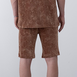 Pantalones Cortos Cargo Negros Oversize Personalizados con Estampado Serigrafiado para Hombre, Estilo Casual Urbano de Verano, con 2 Bolsillos - Product Image 6