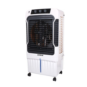 Refroidisseur d'air USB Novamax ZEPHYR 90 LTR, 3 vitesses, design moderne, grille avant, roues verrouillables, pour extérieur, maison, hôtel, bureau - Product Image 1