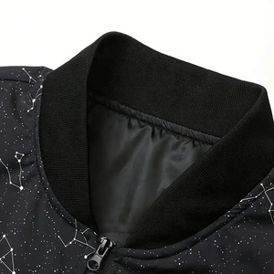 <b>Mens</b> Casual <b>Thin</b> Bomber <b>Jacket</b> High Quality Winter Warm Windproof Street Style Fashionable Outerwear Breathable Unisex High - Product Image 3