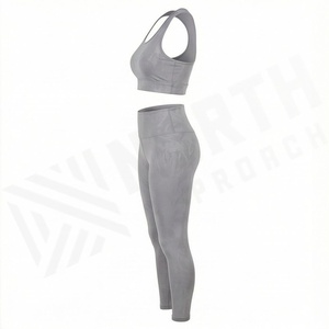 Ensemble de yoga pour femmes de haute qualité, design unique, vêtements de sport et d'entraînement, tenues de fitness, vente directe usine - Product Image 3
