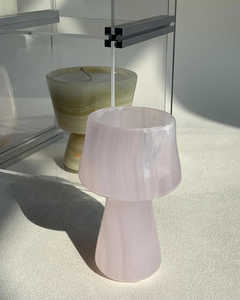 Diffuseur d'huiles essentielles en onyx rose artisanal, porte-bougie, pierre naturelle, décoration de luxe pour la maison, cadeau - Product Image 3