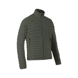 Veste d'hiver à capuche coupe-vent pour homme, personnalisée OEM, imperméable, respirante, fermeture éclair, polyester/nylon, régulière - Product Image 2