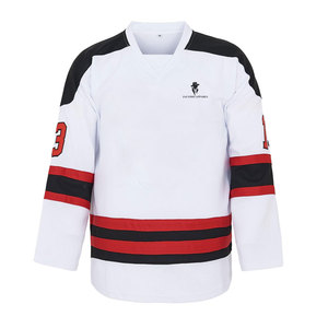 Maillot de hockey sur glace léger et à séchage rapide avec tissu flexible pour l'entraînement des équipes jeunes et adultes et les matchs. - Product Image 1