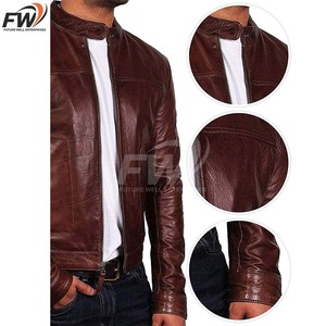 ราคาดี เสื้อแจ็คเก็ตหนังแท้ผู้ชาย แขนยาว สกรีนโลโก้ได้ ดีไซน์ล่าสุด กันน้ำ ระบายอากาศ เป็นมิตรกับสิ่งแวดล้อม สวมใส่สบายๆ - Product Image 6